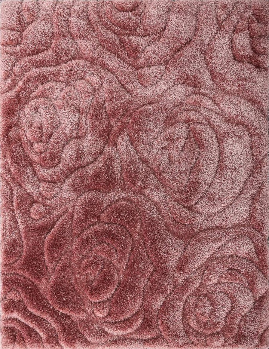Ковер розовый