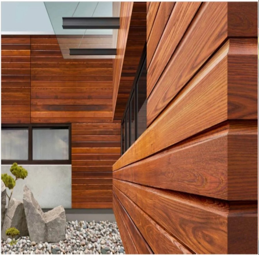 Фасад кедр планкен