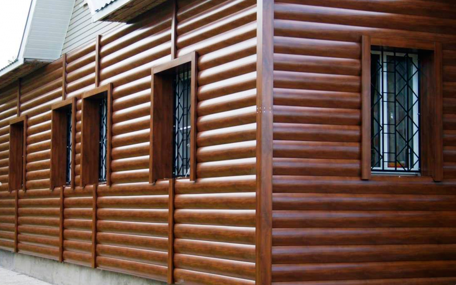 Металлосайдинг блок-Хаус (бревно)