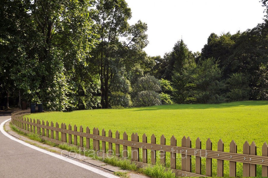 Ограждение из ДПК cm Garden 600х500