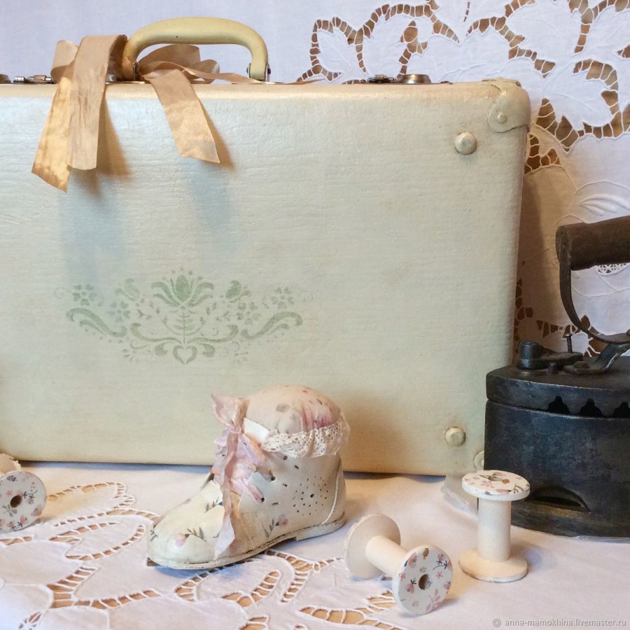 Чемодан в винтажном стиле