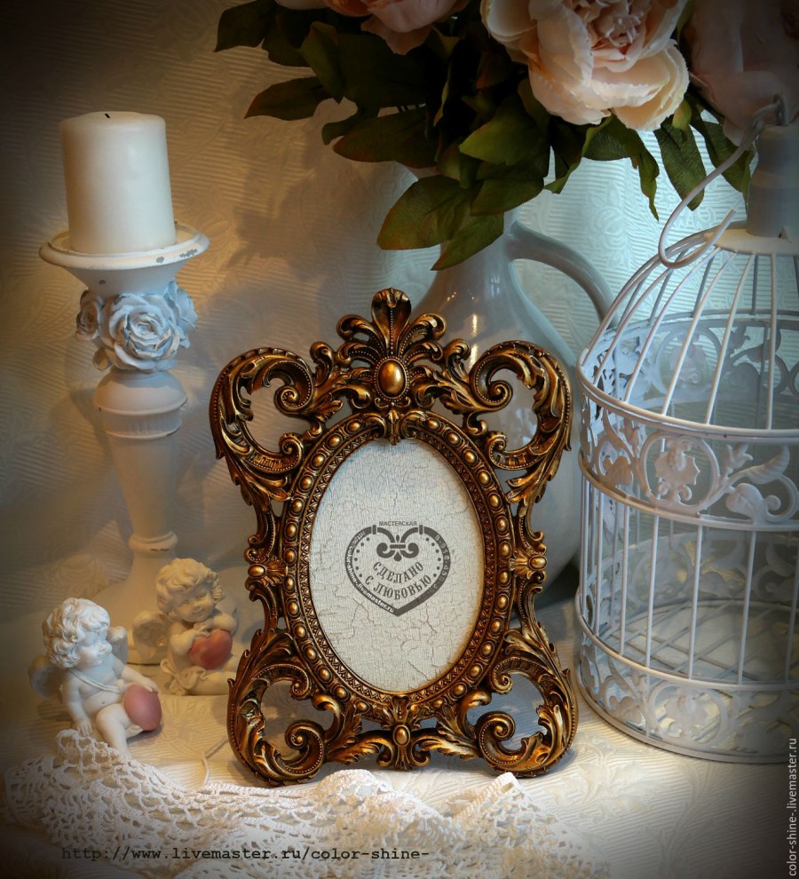 Винтажная фоторамка