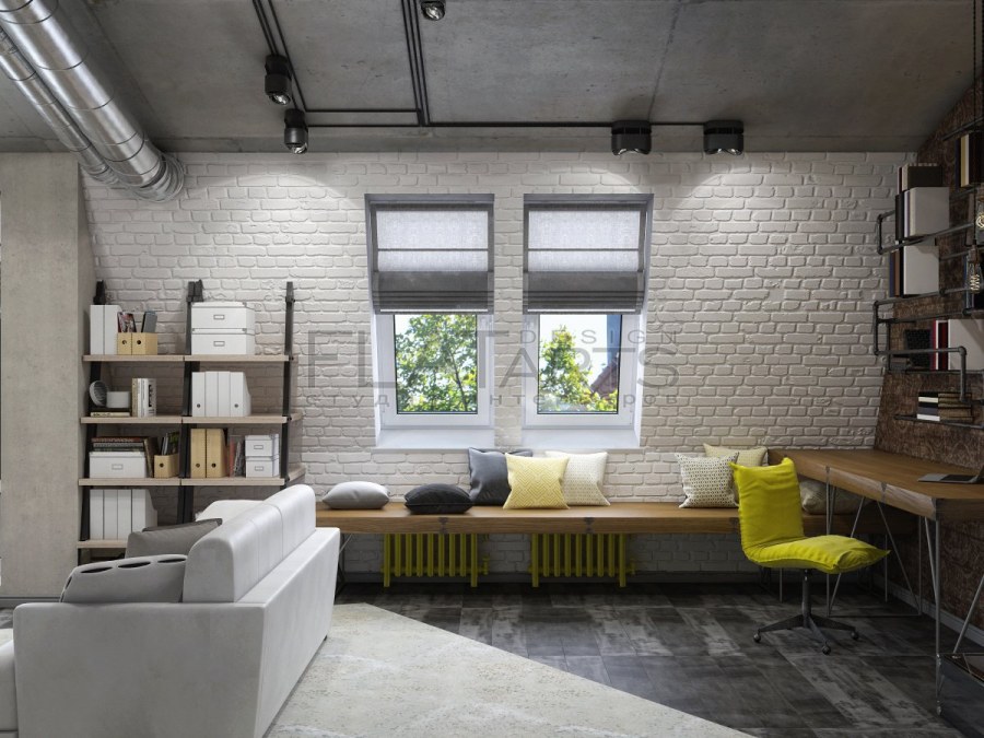 Квартира в стиле лофт