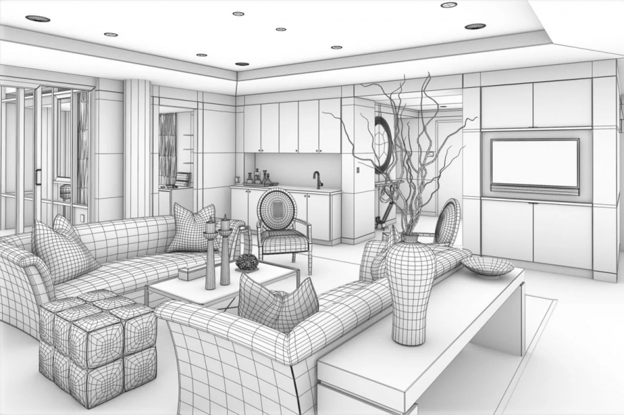 Проектирование интерьера