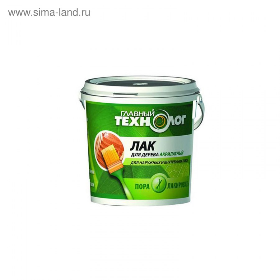 Лак главный технолог для дерева акрилатный (0.5 кг) полиакриловый