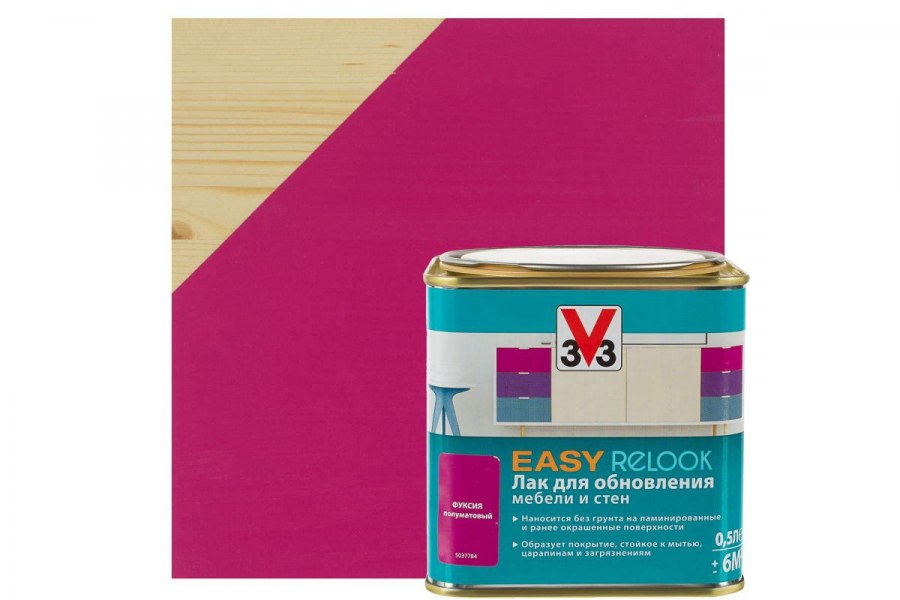 Лак для мебели v33 easy relook