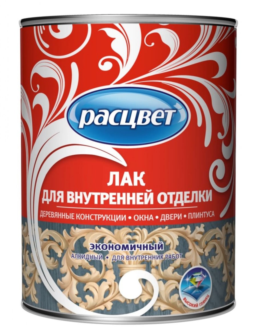 Лак Расцвет для наружных работ (1.9 кг) алкидно-уретановый