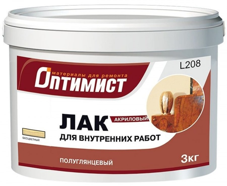 Лак оптимист полуглянцевый