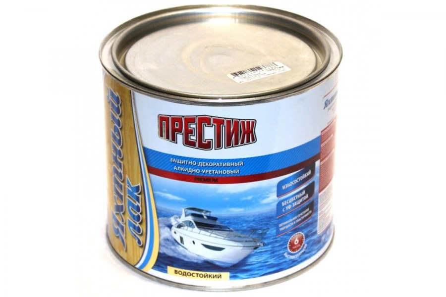 Лак алкидно-уретановый яхтный глянцевый 0.9