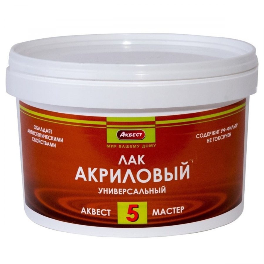 Лак Аквест Аквест-5 мастер акриловый универсальный (2 кг) полиакриловый
