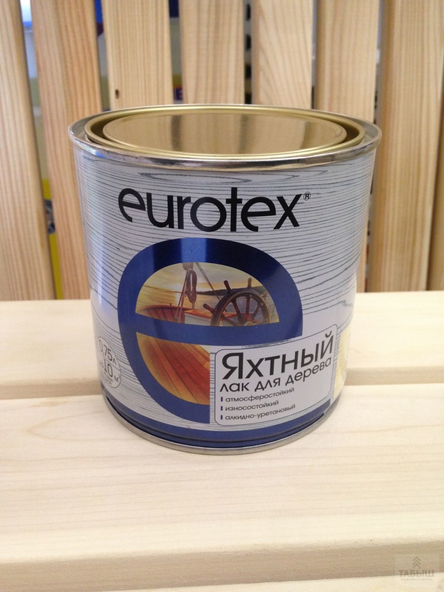 "Eurotex" (лак яхтный) глянцевый 0,75л. (80220)