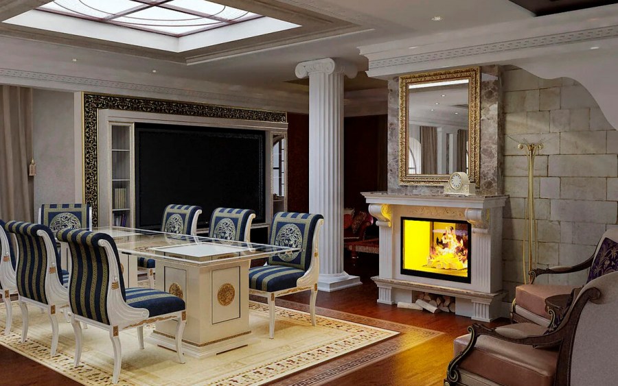 Античный стиль в интерьере