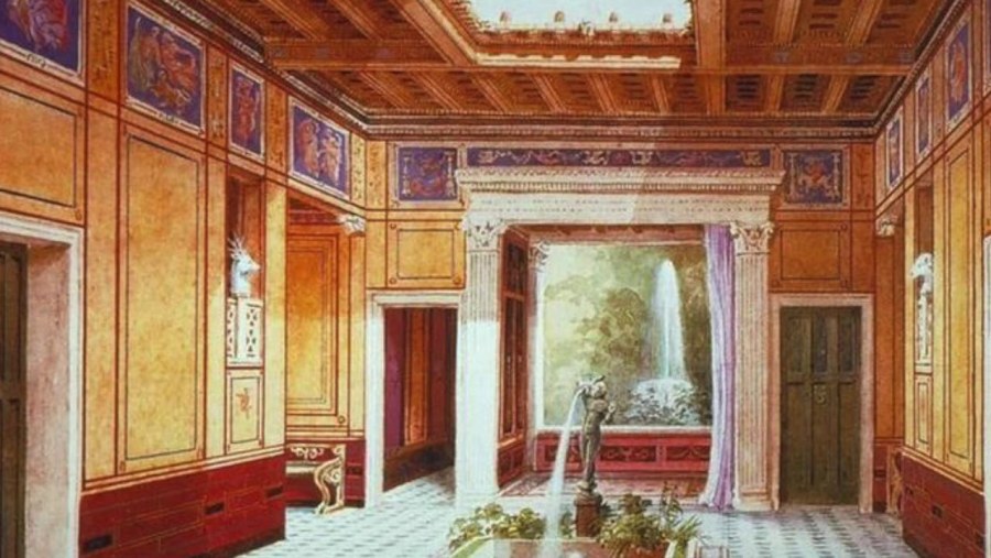 Древний Рим Домус интерьер