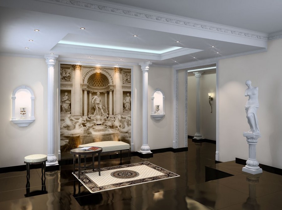 Гипсовая лепнина в стиле арт деко