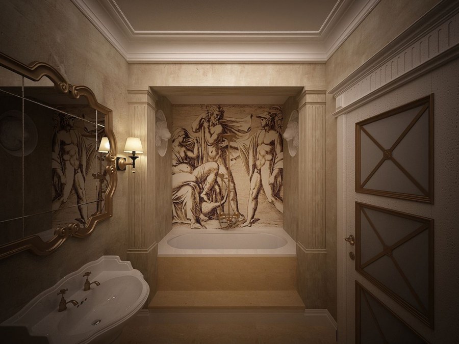 Комната в древнегреческом стиле