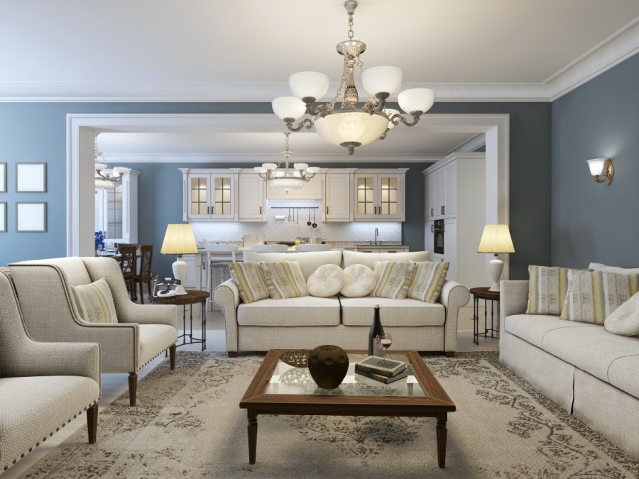 Американский стиль в интерьере