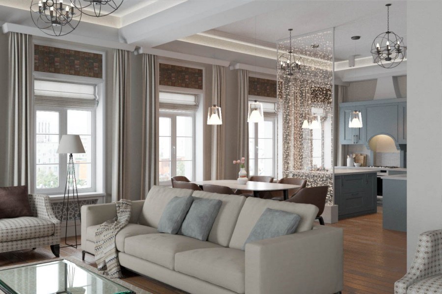 Американский стиль в интерьере