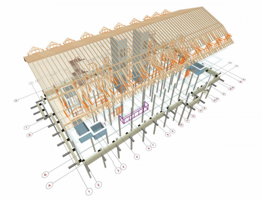 Каркас 20 футового из ЛСТК