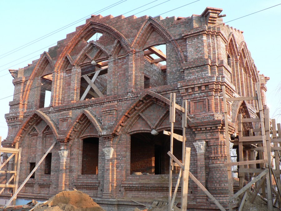 Старинный каркасный дом