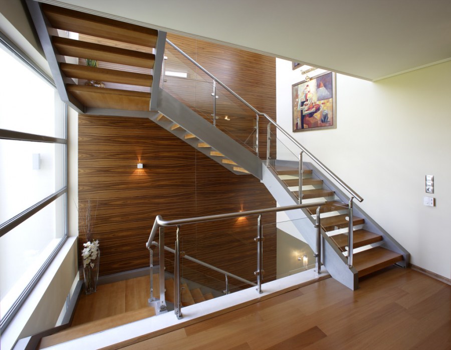 Лестница трехмаршевая п образная