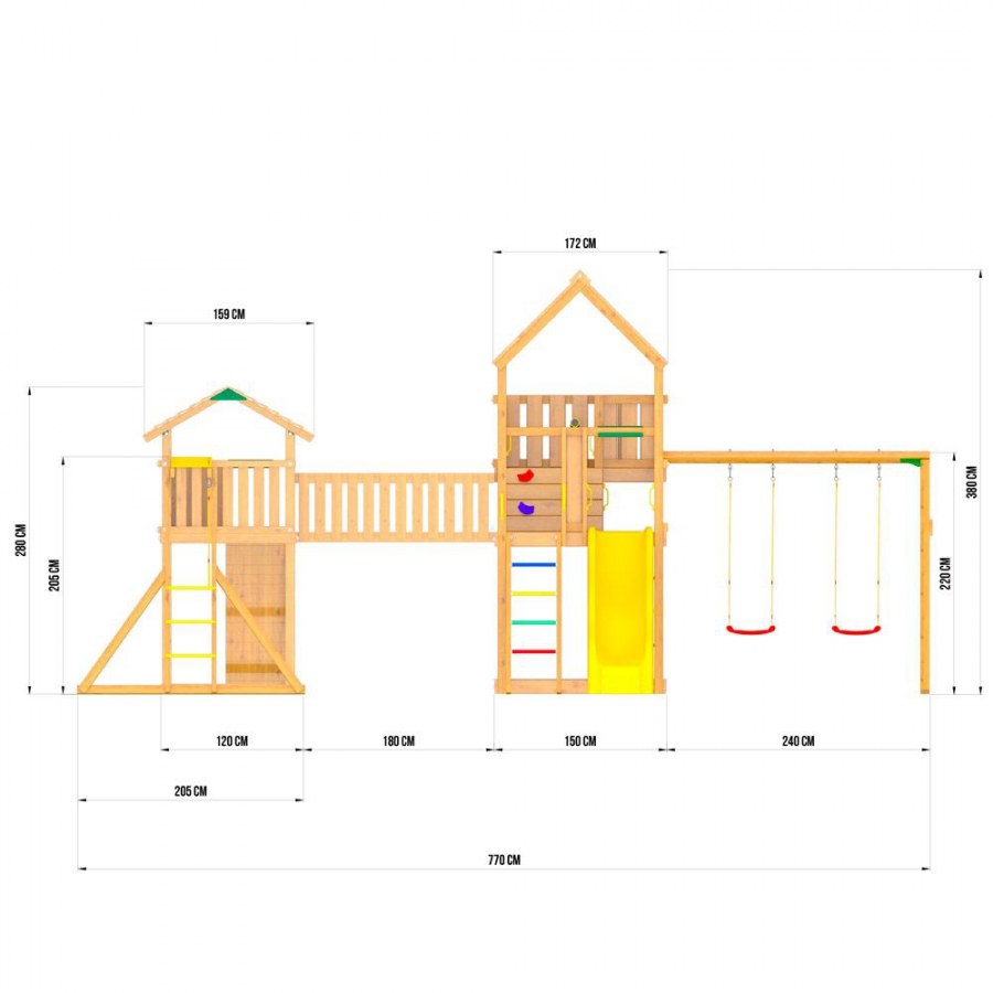 Детский городок Jungle Gym jв11 "Памир"