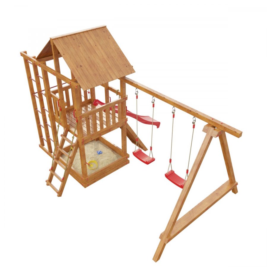 Детская деревянная площадка Сибирика спорт