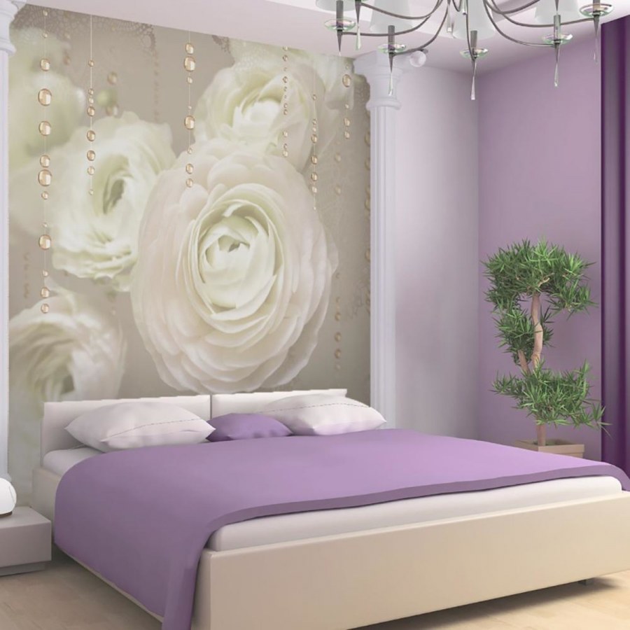 Фотообои в интерьере спальни