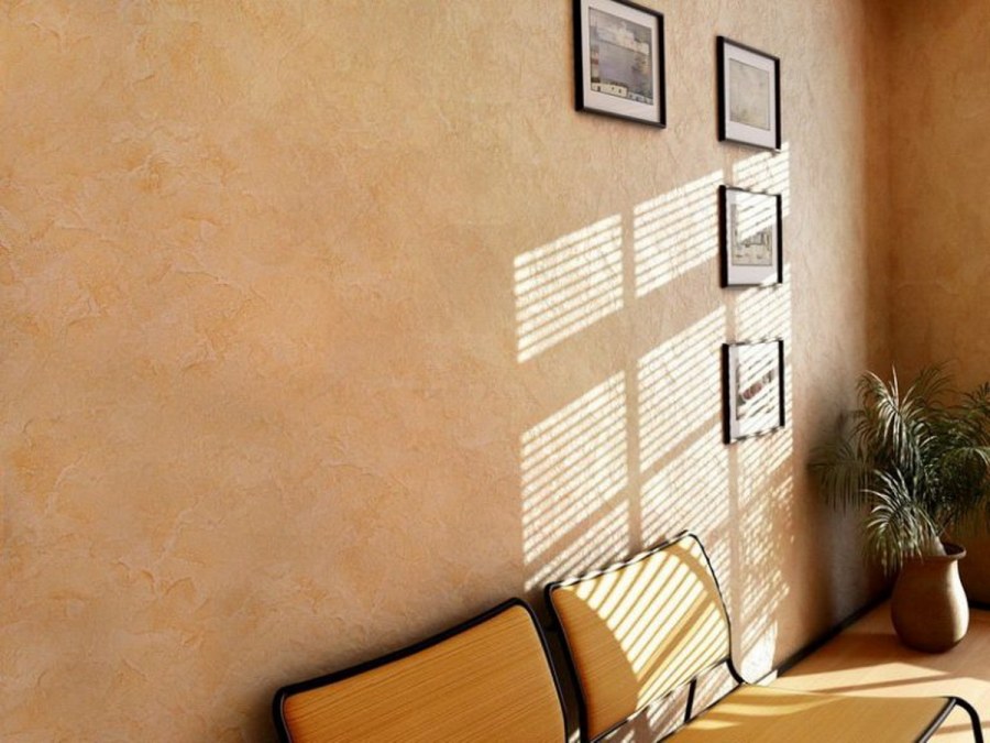 Декоративная покраска стен в квартире