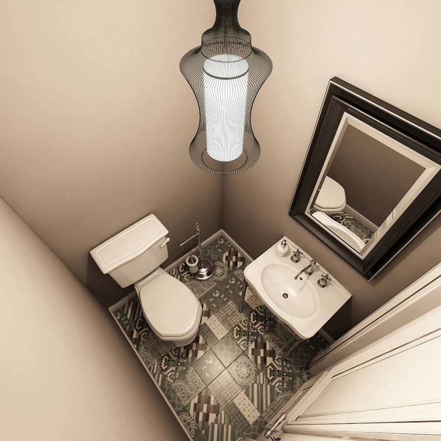 Туалет в маленькой квартире