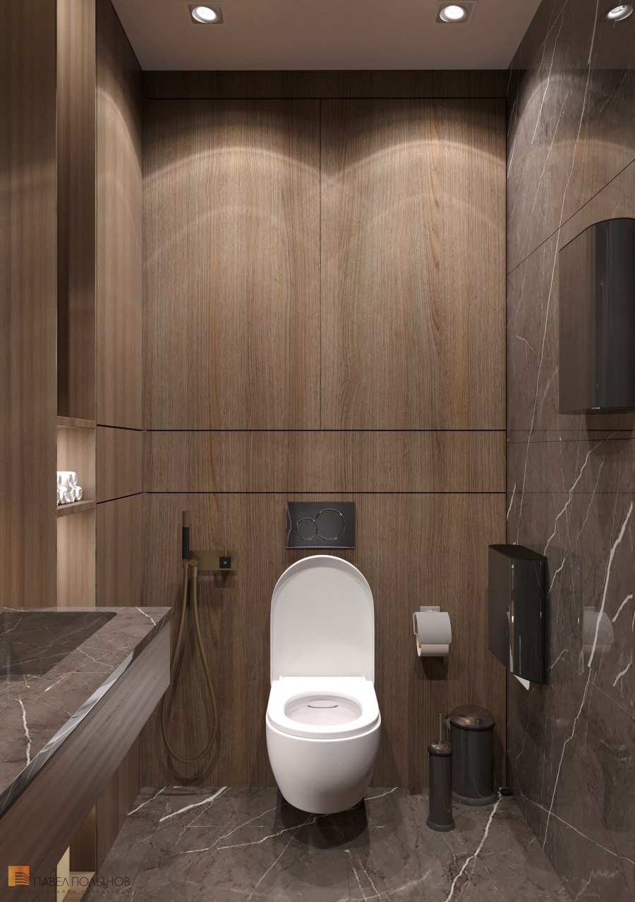 Дизайнерская отделка туалета