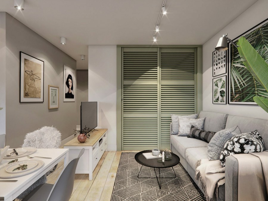 Интерьер квартиры 40 кв метров