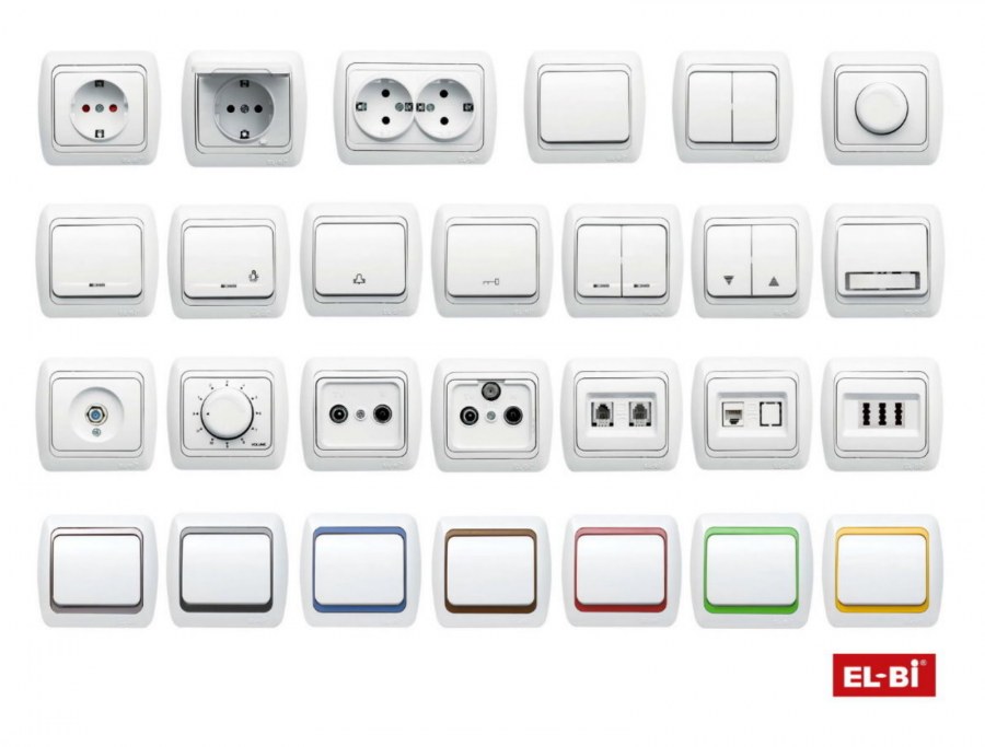 Выключатели и розетки Элегант