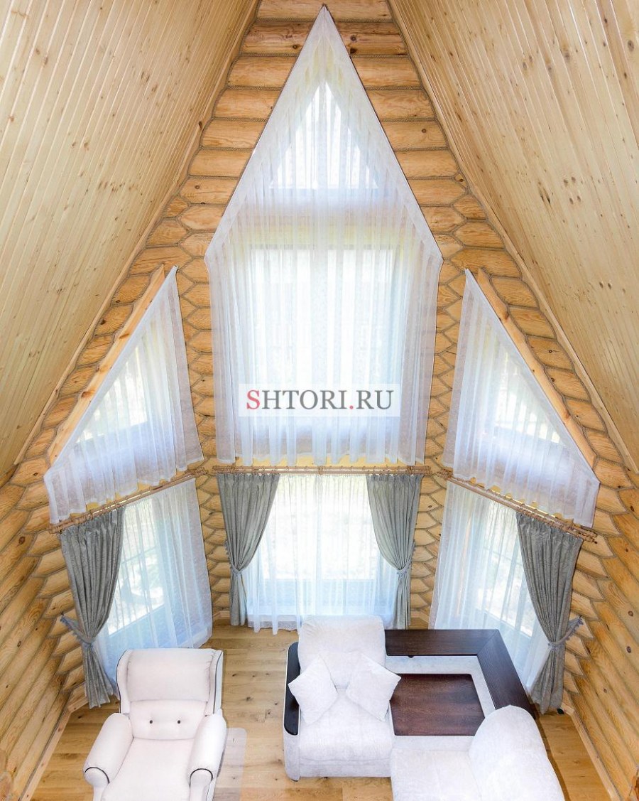 Портьера для окон со вторым светом