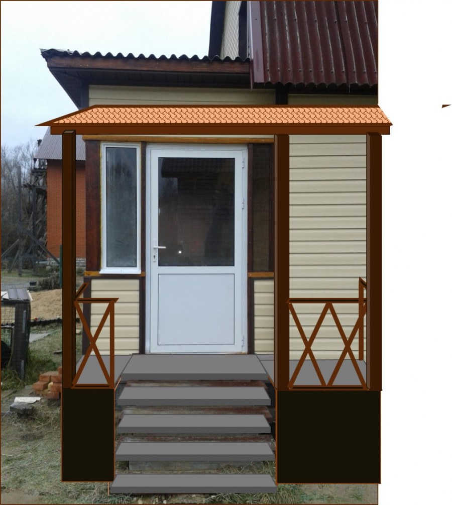 Терраса с тамбуром