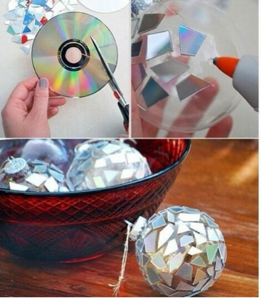 Украшения из CD дисков