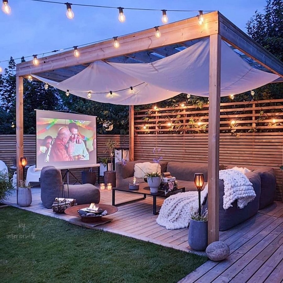 Беседка с зоной отдыха