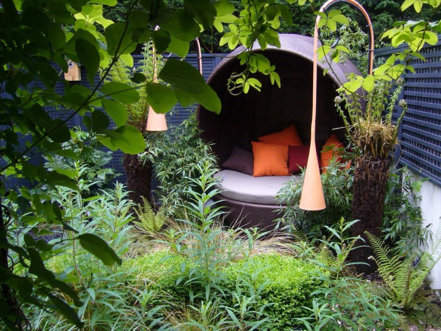 Зона патио в стиле лофт