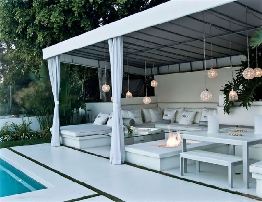 Навес для лаунж зоны