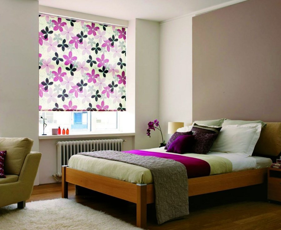 Ролло Эскар фиолетовый 130х170