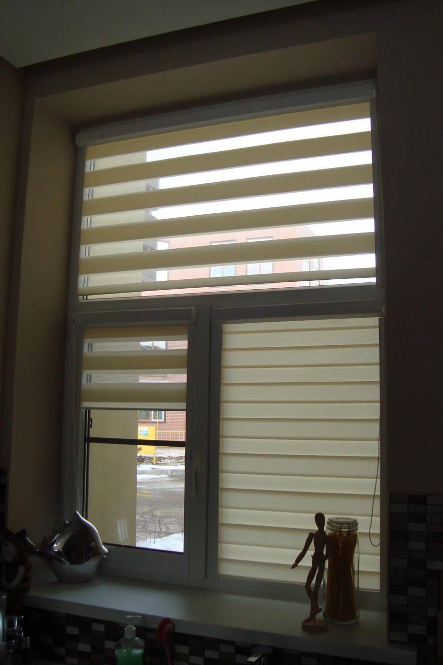 Жалюзи рулонные Зебра день-ночь