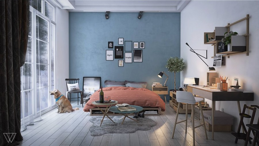 Декор стен в скандинавском стиле