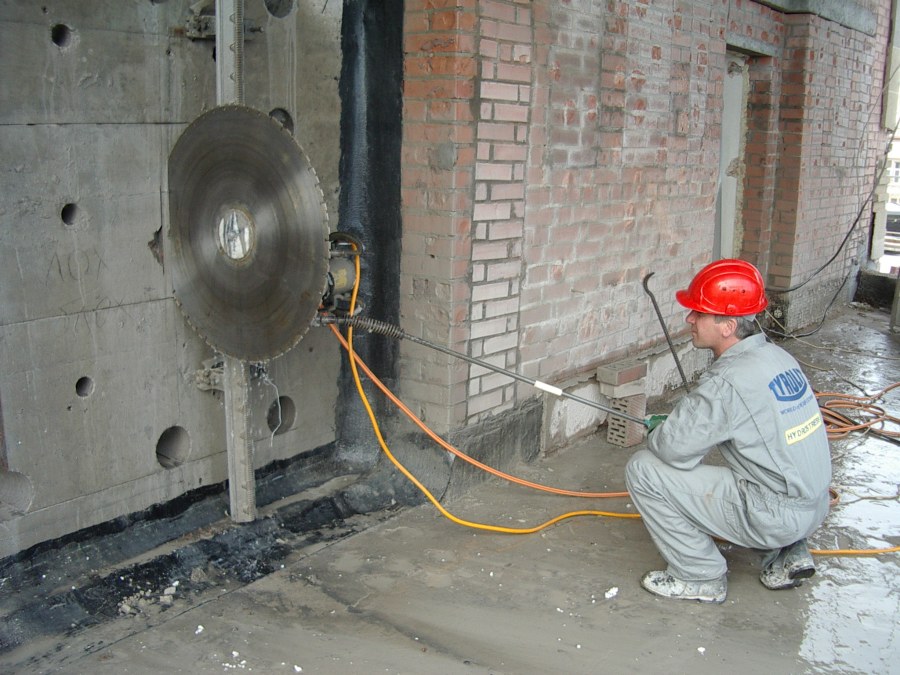 Алмазная резка бетона