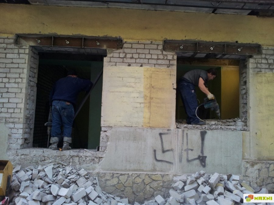 Демонтаж проемов