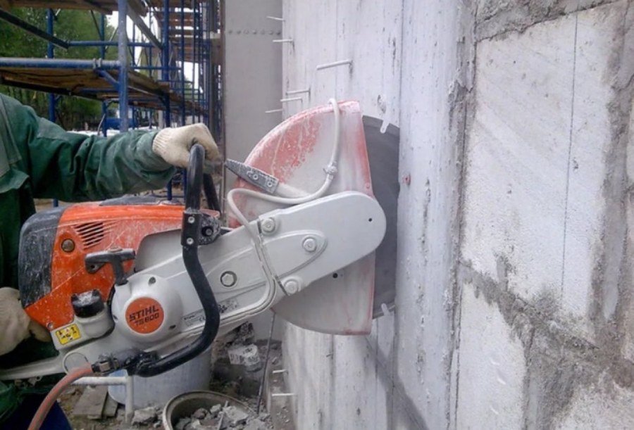 Алмазная резка железобетона