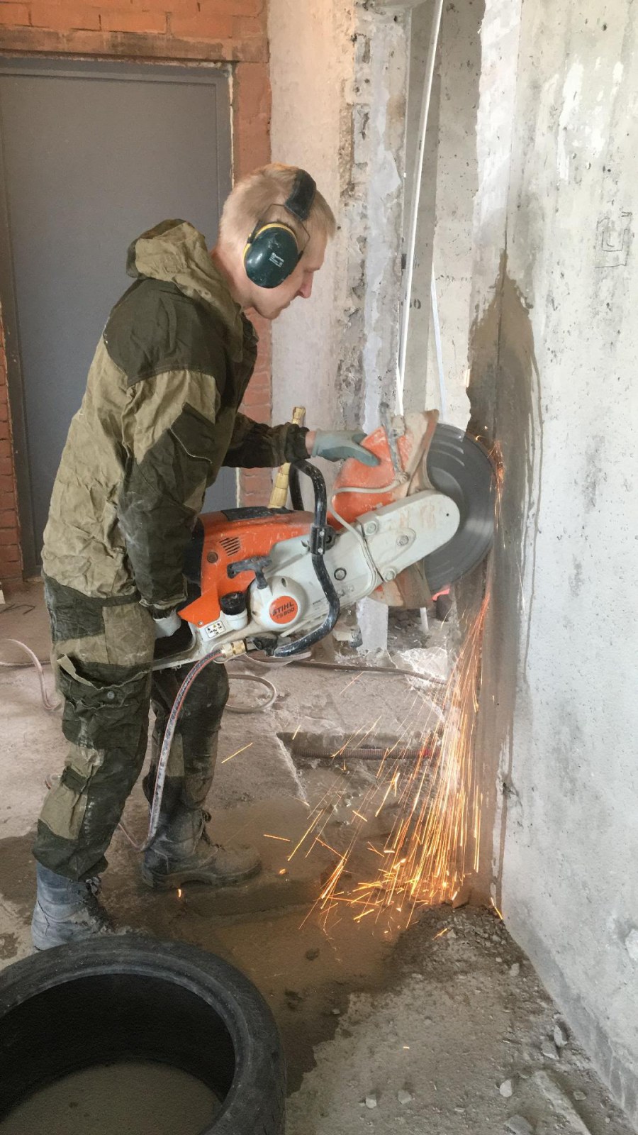 Резка бетона