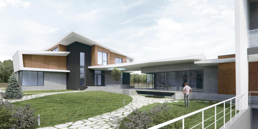 Индивидуальный жилой дом с мастерской