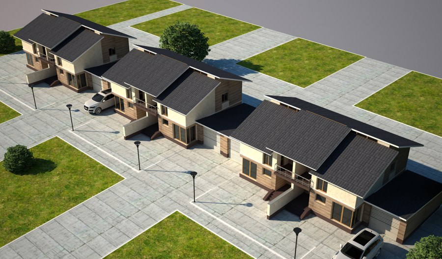 Блокированные жилые дома