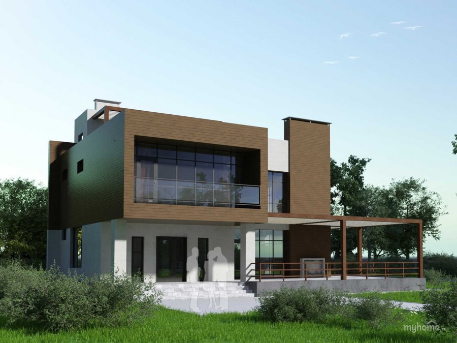 Современный индивидуальный жилой дом