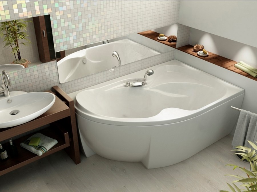 Акриловая ванна Акватек Вега 170x105 см левая/правая