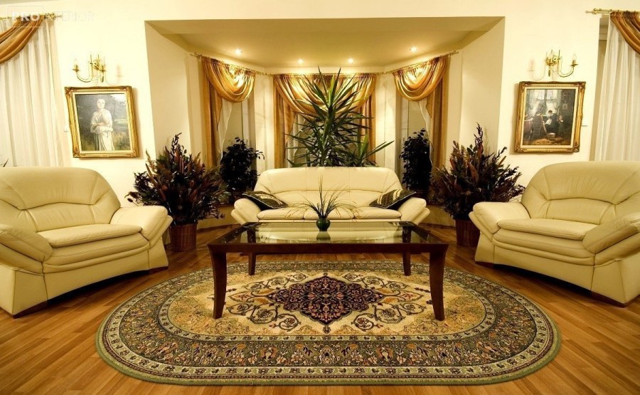Классический ковер в интерьере